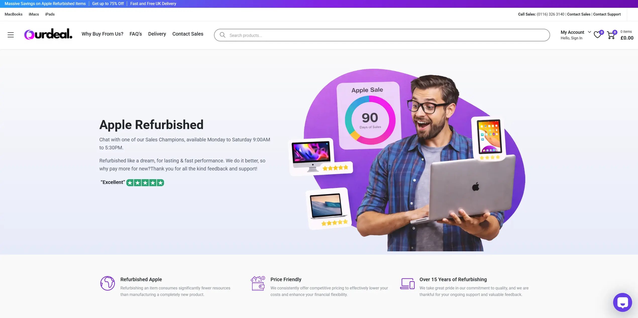 OurDeal UK website preview