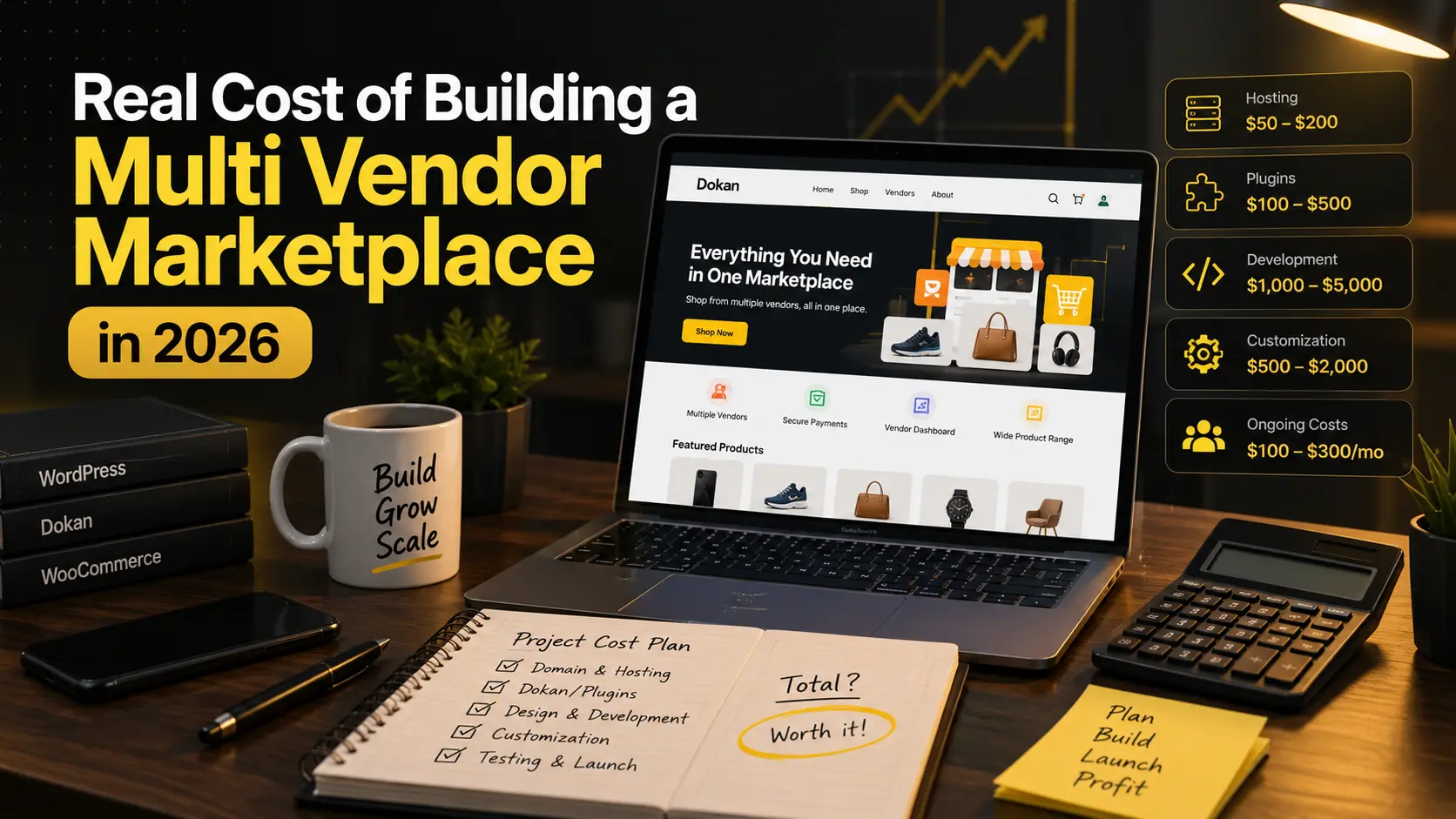 The Real Cost of Building a Multi-Vendor Marketplace in 2026