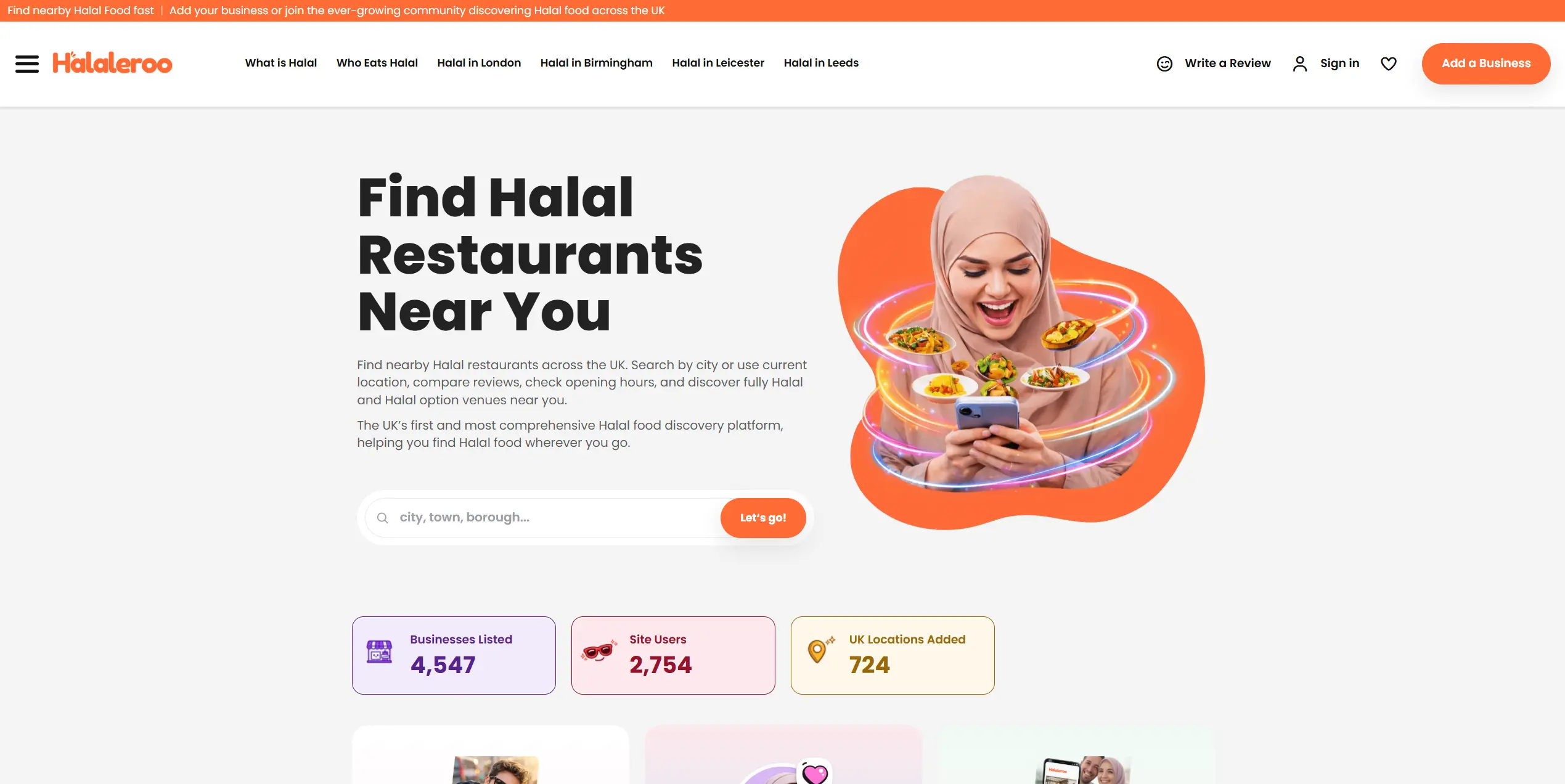 Halaleroo website preview